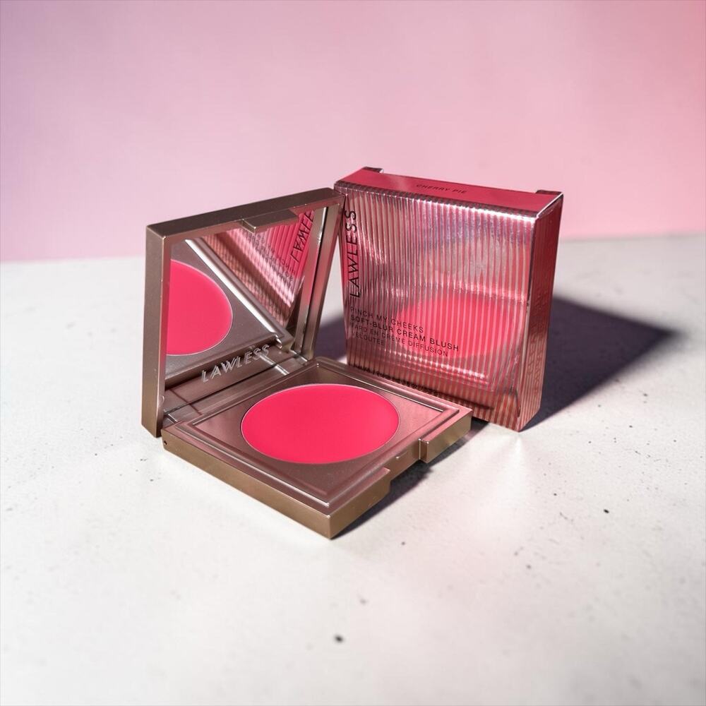 LAWLESS Pinch My Cheeks Soft-Blur Cream Blush - CHERRY PIE - New In Box NIB